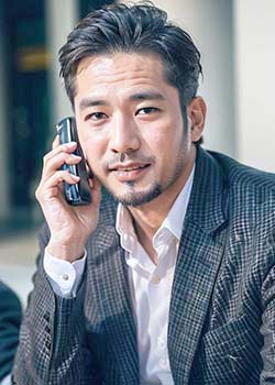 電話する男性
